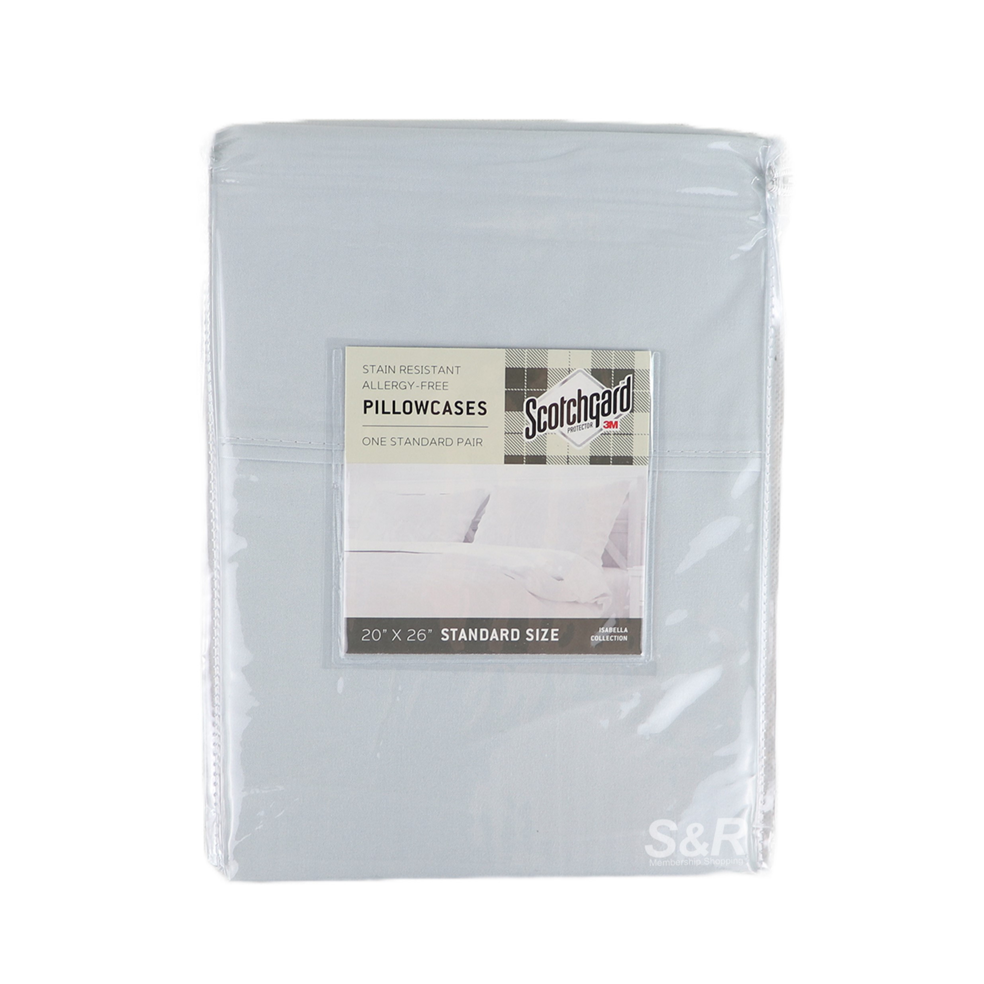 Scotchgard Isabella Collection Standard Pillowcases 1 pair Scotchgard Isabella Collection Standard Pillowcases 1 pair